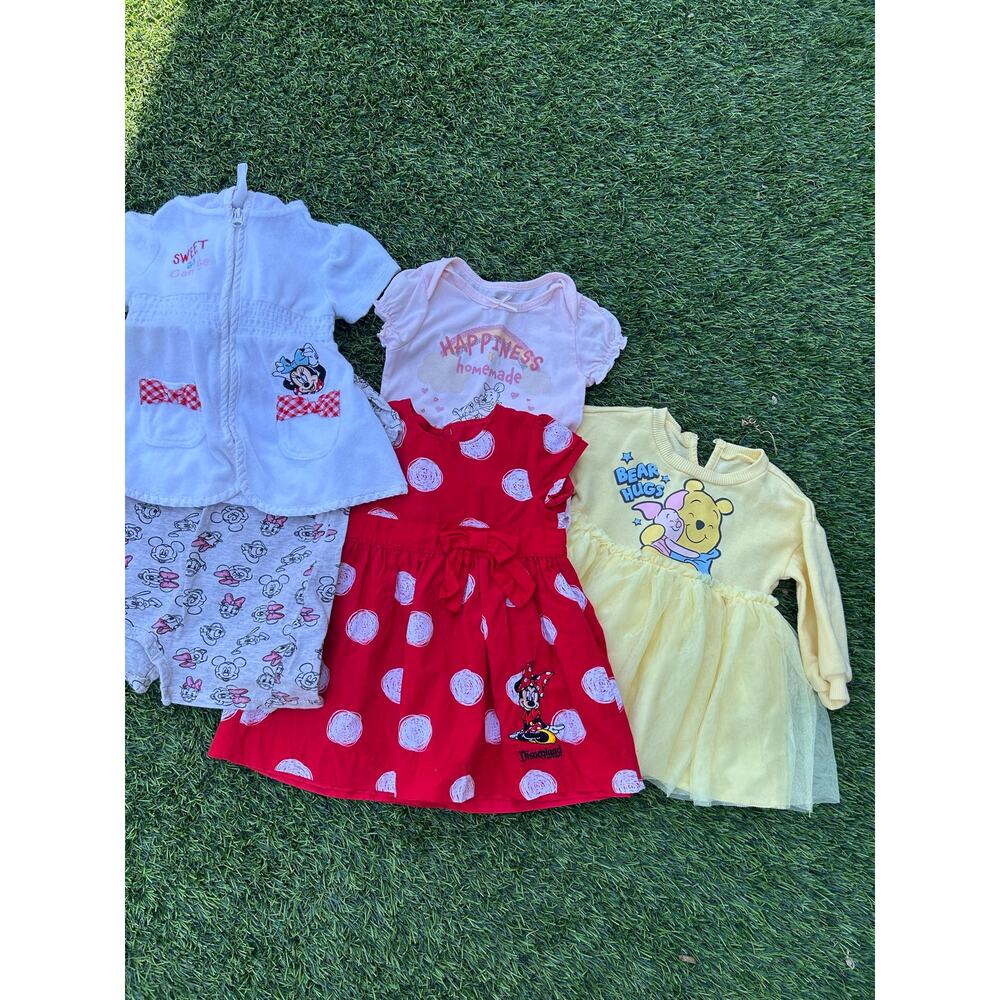Bundle Disney baby girl clothes sizes 9-12 months